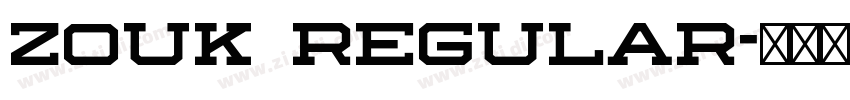 Zouk Regular字体转换 Zouk Regular字体转换
